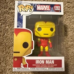 Funko Pop! Marvel Iron Man Figure - Red and Yellow
